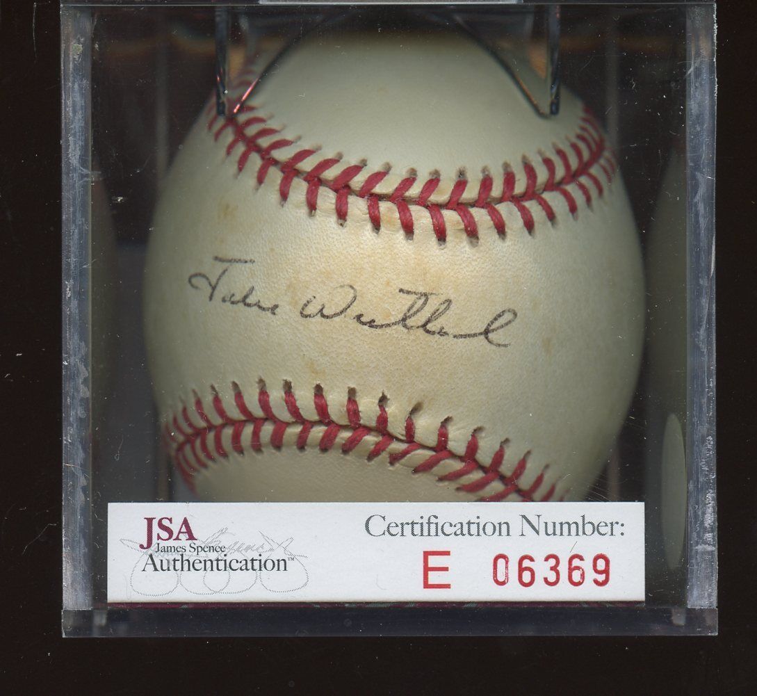 Jake Westbrook Single Signed Budig Baseball JSA