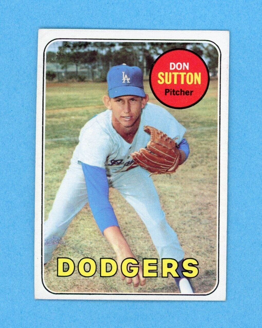 1969 Topps #216 Don Sutton Los Angeles Dodgers Baseball Card EX+