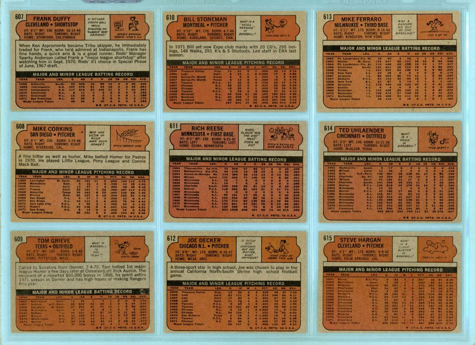 1972 Topps Starter Set Lot of 115 Diff Semi-High Number Baseball Cards Ex/Mt-NM