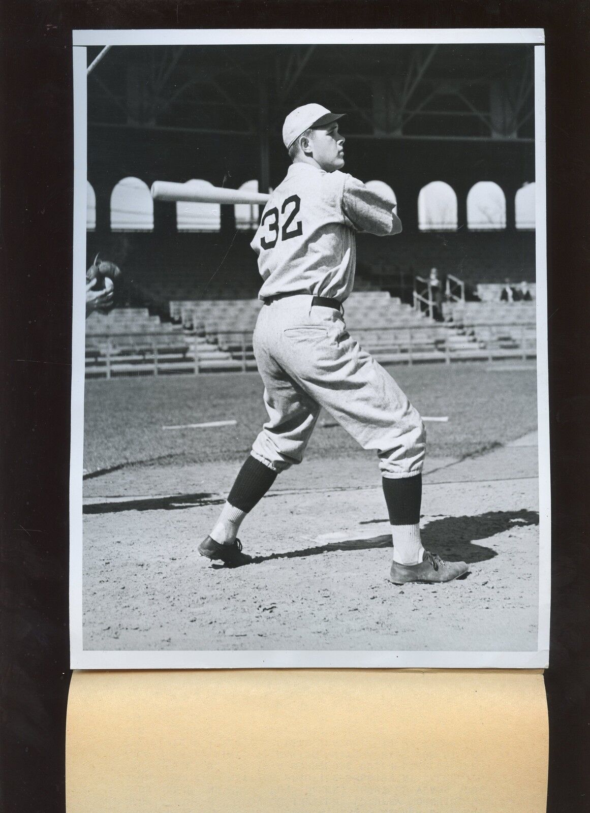 Original May 4 1937 Ed Collins Jr Philadelphia A's Wire Photo