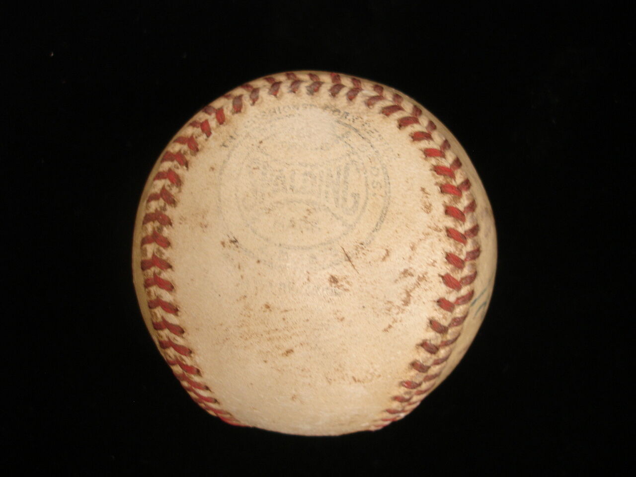 Nate Andrews Game Used 1942 Syracuse Chiefs International League Baseball - LOA