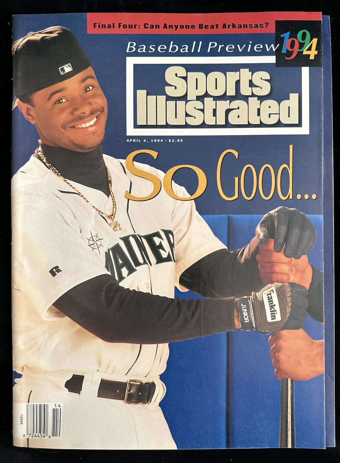 April 4, 1994 Sports Illustrated Magazine Ken Griffey Jr Mariners NO LABEL