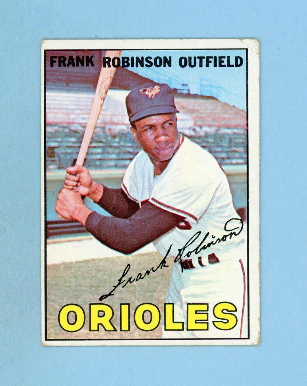 1967 Topps #100 Frank Robinson Baltimore Orioles Baseball Card Vg/Ex