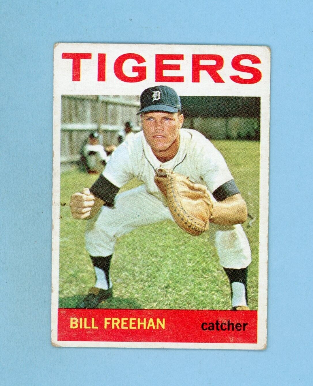 1964 Topps #407 Bill Freehan Detroit Tigers Baseball Card VG wrks