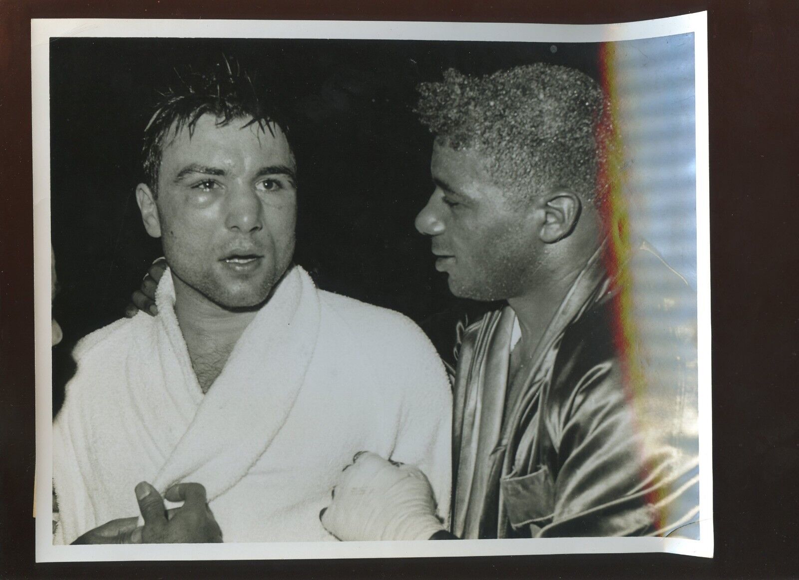 June 30 1955 Floyd Patterson vs Archie McBride 8 X 10 Wire Photo