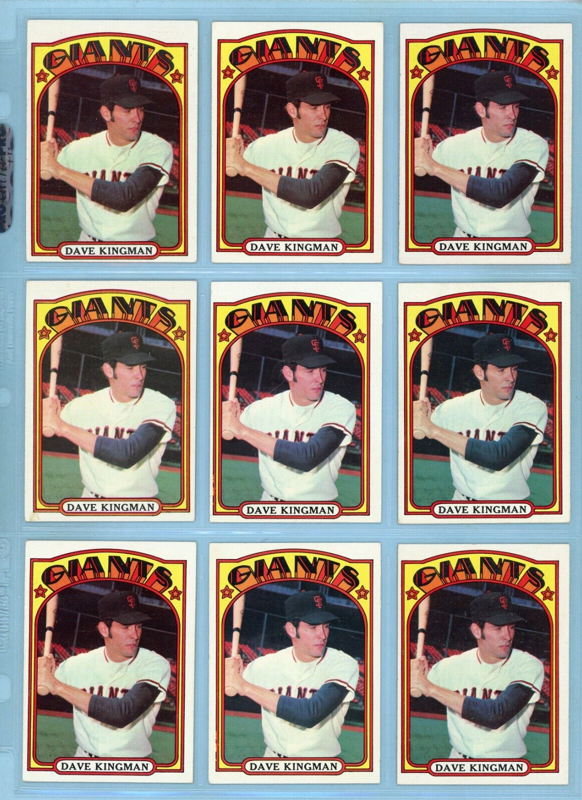 1972 Topps Lot of 35 #147 Dave Kingman Rookie Baseball Cards VG - NM o/c