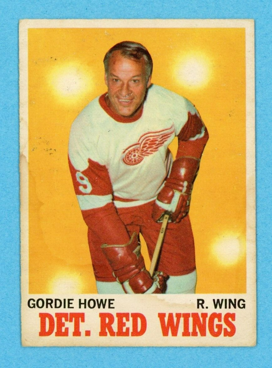 1970-71 OPC #29 Gordie Howe Detroit Red Wings Hockey Card Low Grade