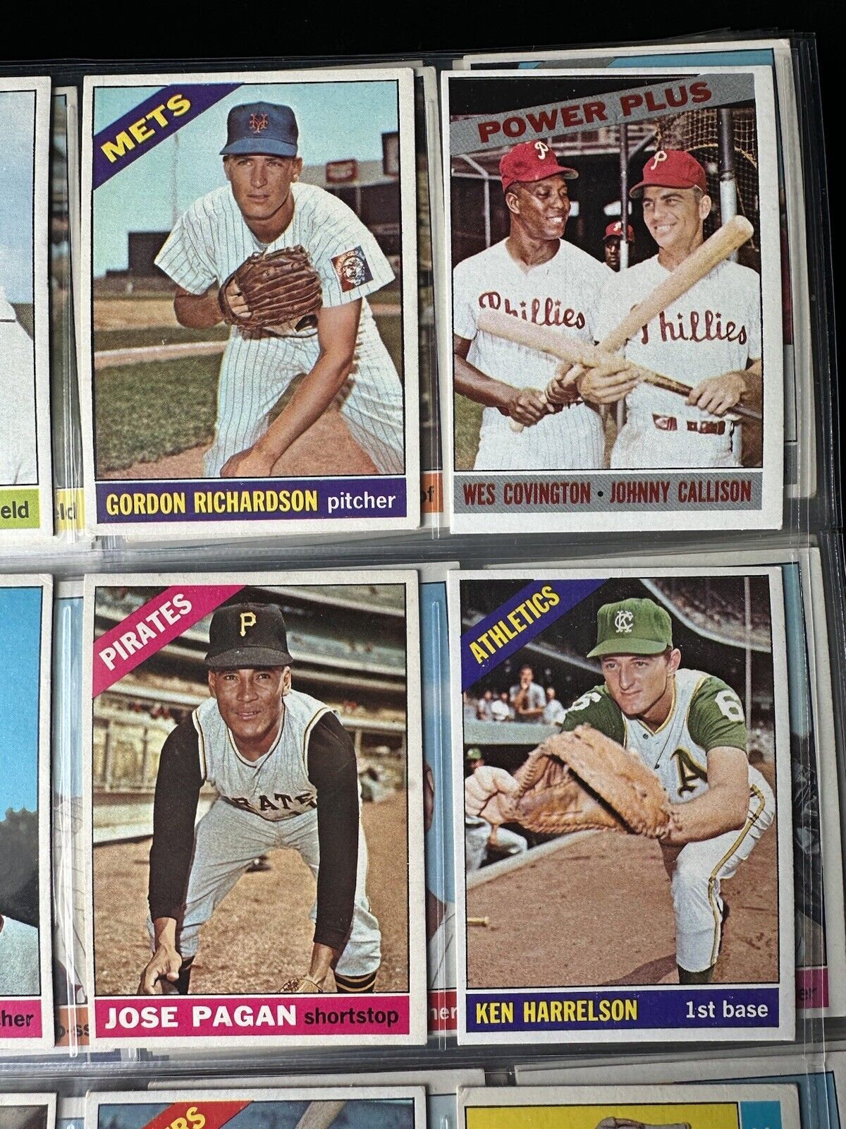 1966 Topps Baseball Starter Set / Lot of 279 Different w/ Semi-Stars   Solid EX