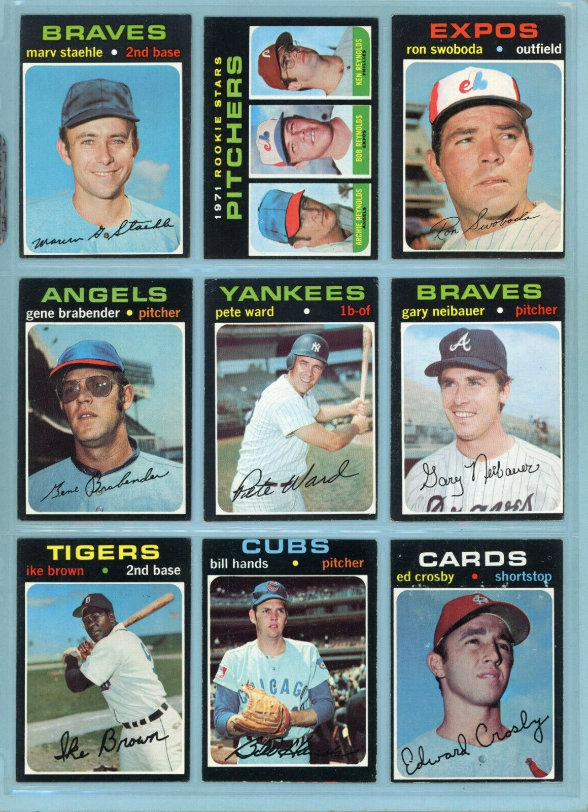 1971 Topps Starter Set Lot of 102 Different High Number Baseball Cards mxed grds