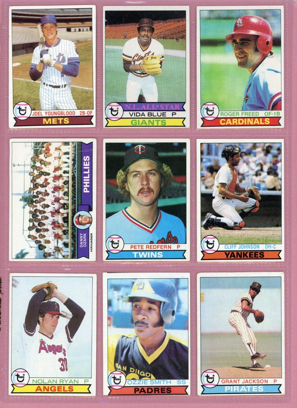 1979 Topps Complete Set of 726 Baseball Cards Mixed Grades