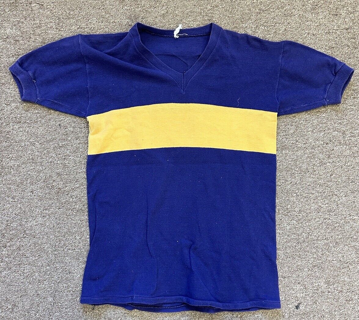 1976-80 Mario Zanabria Boca Juniors GAME USED Argentina Pro Soccer Jersey #10