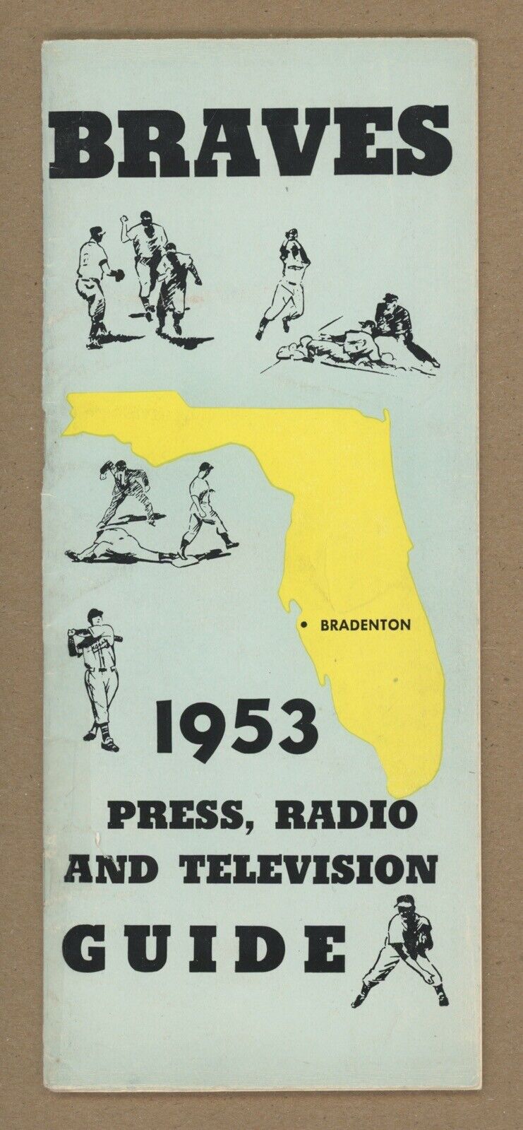 1953 Boston Braves Spring Training Press Media Guide