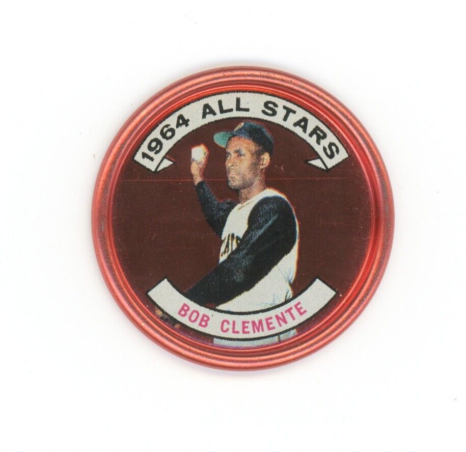 1964 Topps Coin #150 Roberto Clemente All-Star Pittsburgh Pirates Baseball Coin