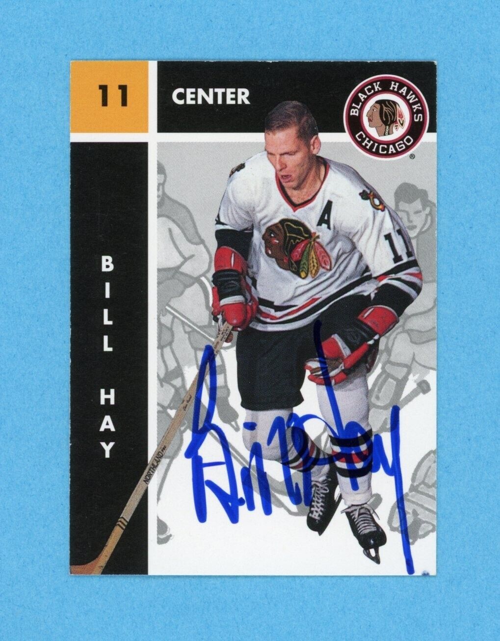 Bill Hay 1995-96 Parkhurst 1966-67 #30 Autographed Hockey Card