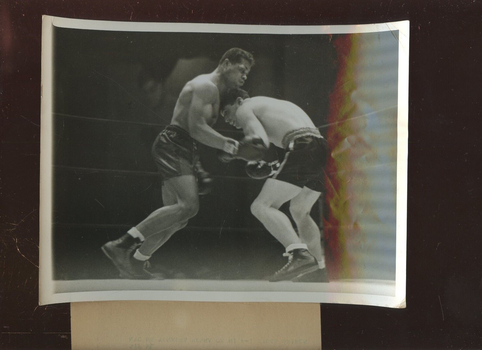 Original Feb 3 1937 Gordy Thomas vs Arturo Godoy 7 X 9 Wire Photo