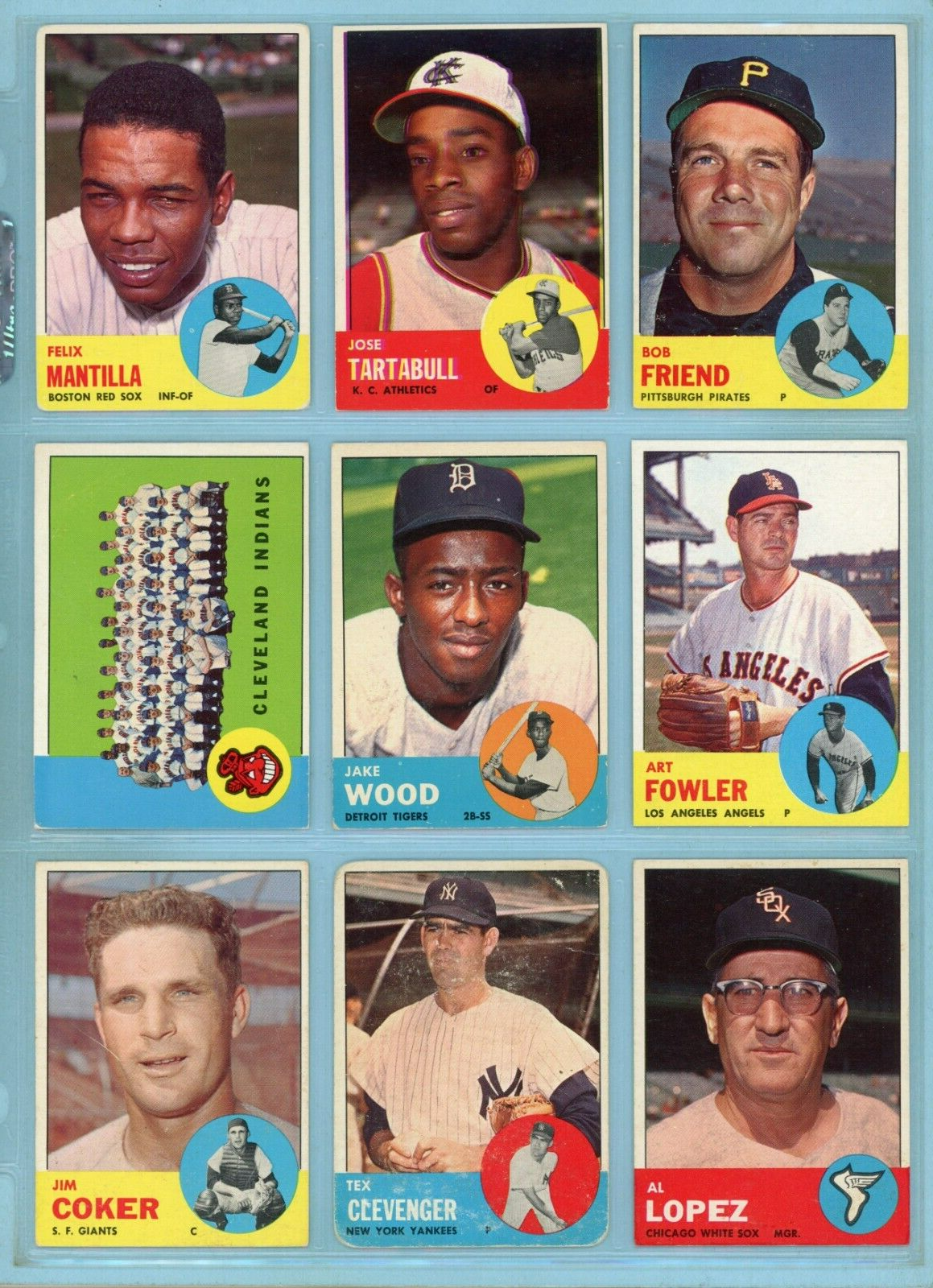 1963 Topps Starter Set Lot of 49 Diff Semi-High Number Baseball Cards Low Grade