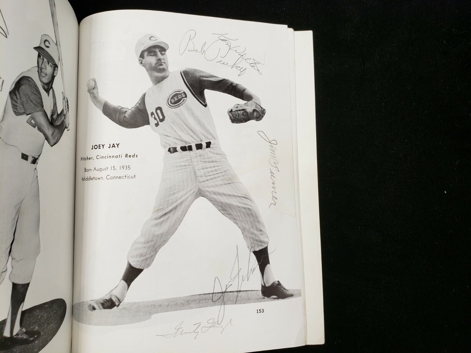 1962 Big-Time Baseball Book - 18 MLB Autographs - 1963 Cincinnati Reds & Braves!