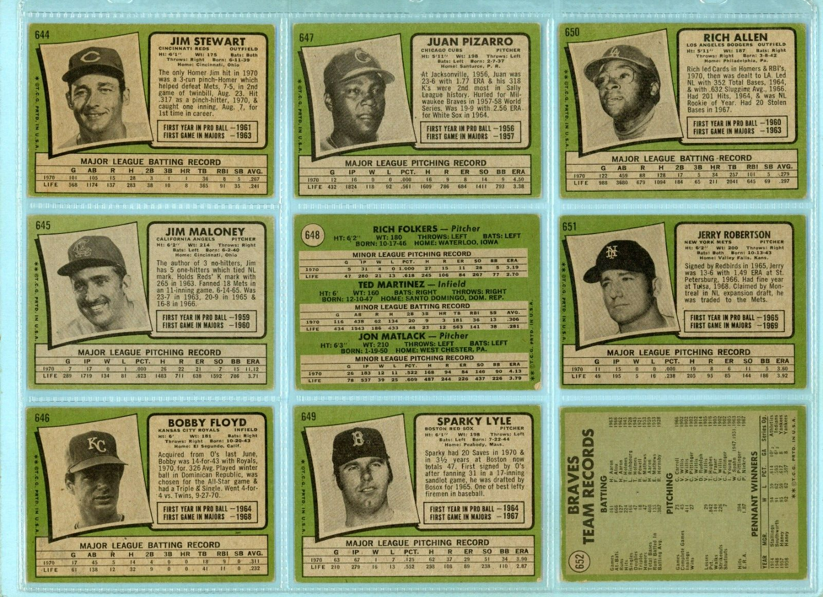 1971 Topps Starter Set Lot of 108 Different High Number Baseball Cards VG