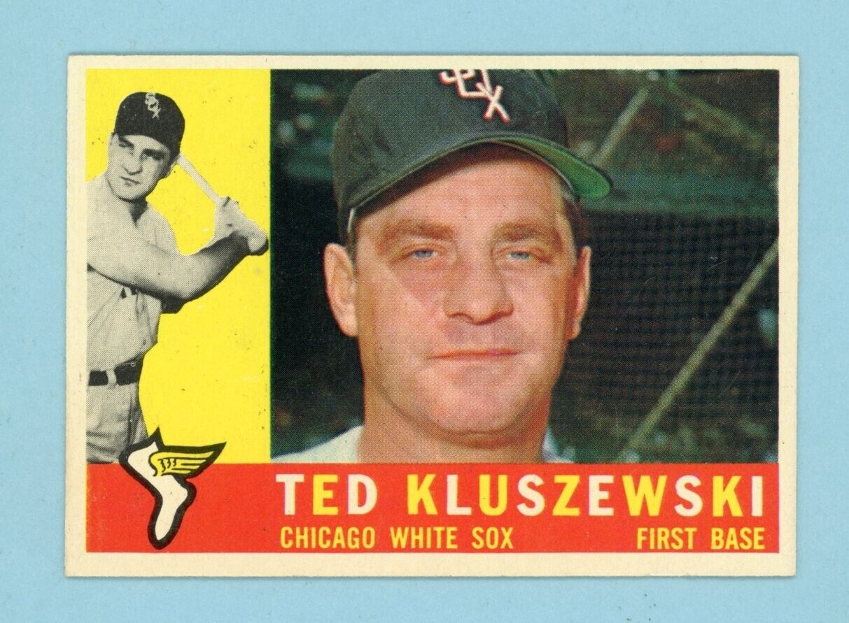 1960 Topps #505 Ted Kluszewski Chicago White Sox Baseball Card Ex/Mt