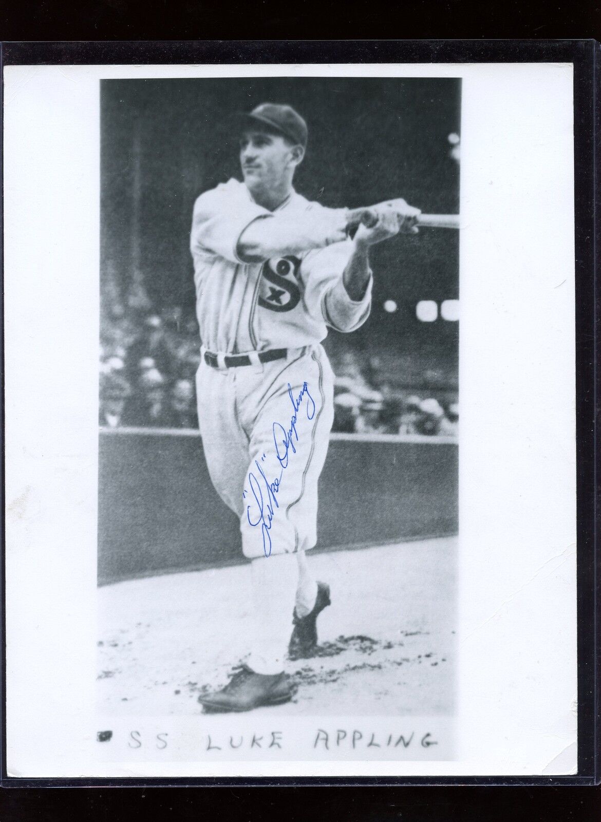 Luke Appling Chicago White Sox Autographed Photo Hologram