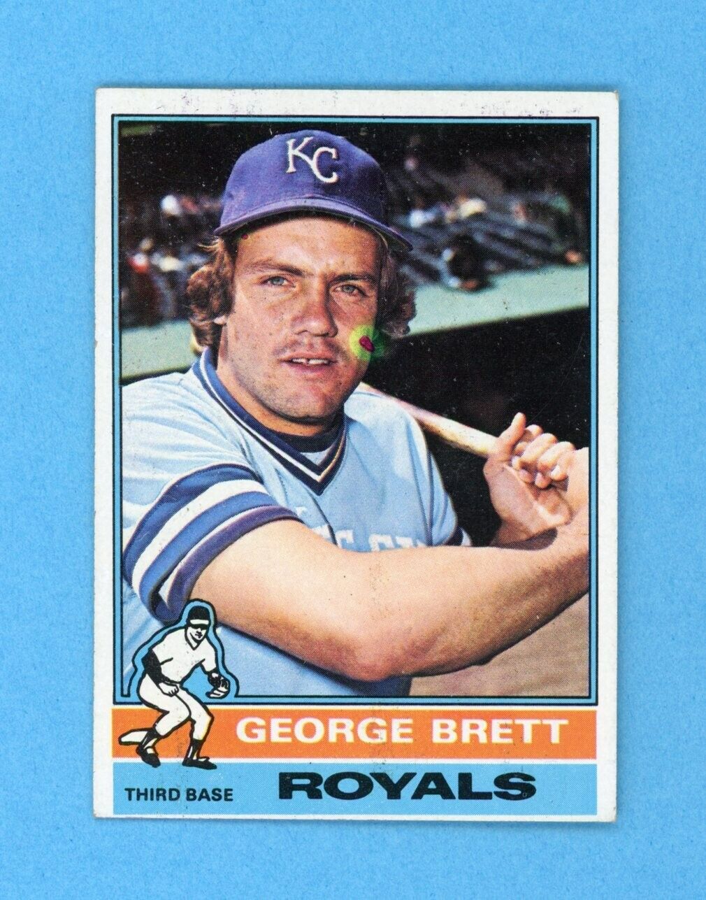 1976 Topps #19 George Brett Kansas City Royals Baseball Card Low Grade