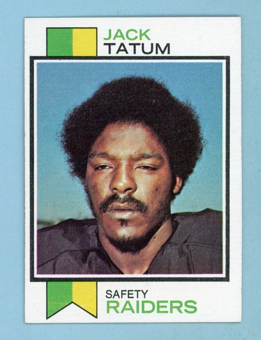 1973 Topps #288 Jack Tatum Oakland Raiders Rookie Football Card Ex/Mt - NM