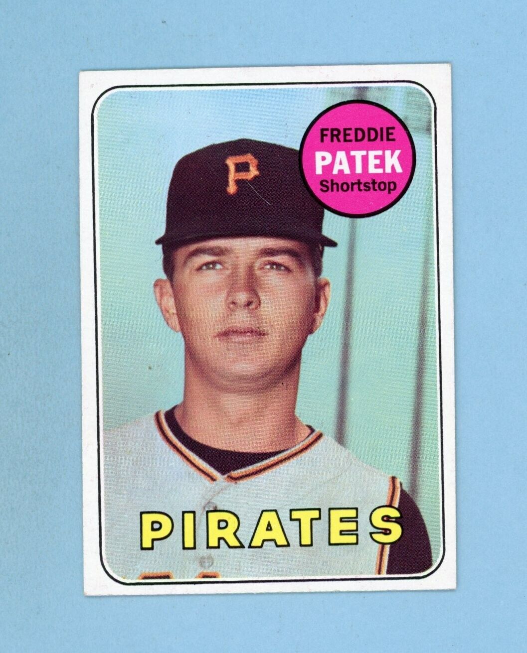 1969 Topps #219 Freddie Patek Pittsburgh Pirates Rookie Baseball Card Ex/Mt scr