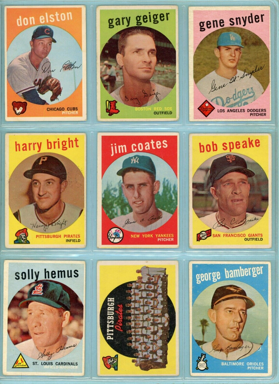 1959 Topps Starter Set Lot of 49 Different High Number Baseball Cards VG