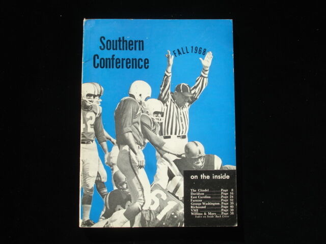 1968 College Football Southern Conference Official Media Guide EX+