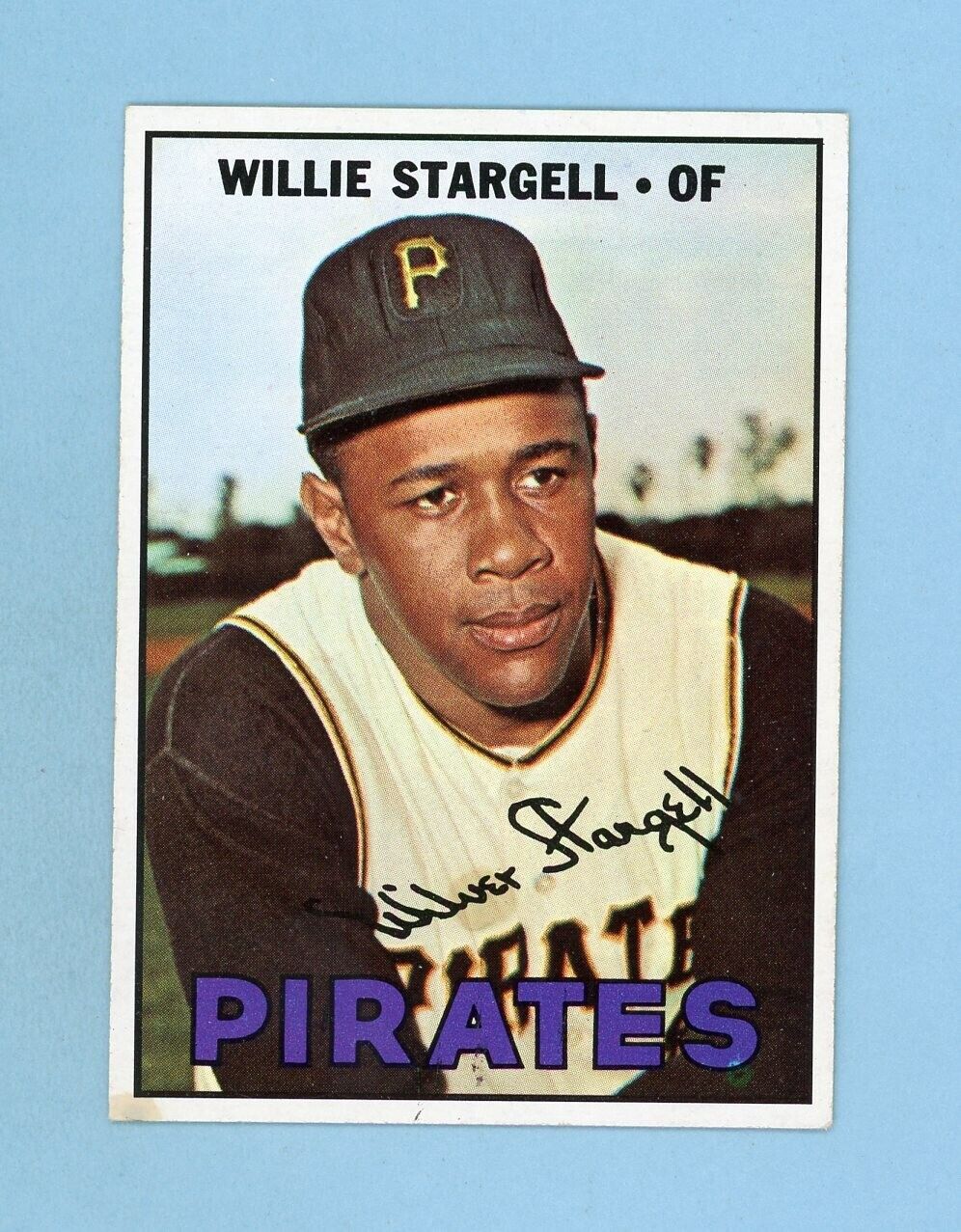 1967 Topps #140 Willie Stargell Pittsburgh Pirates Baseball Card Ex/Mt app sta