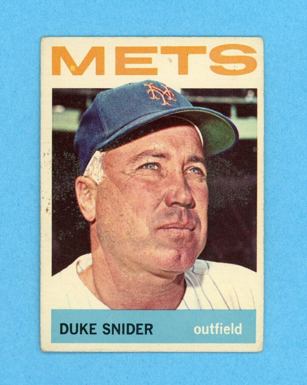 1964 Topps #155 Duke Snider New York Mets Baseball Card VG - VG+