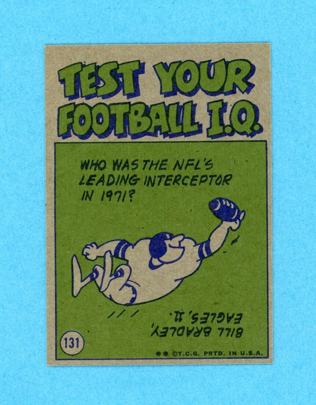 Tom Matte Pro Action Baltimore Colts 1972 Topps #131 Autographed Football Card