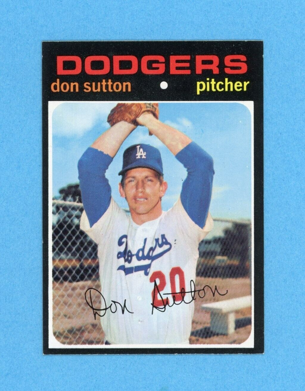 1971 Topps #361 Don Sutton Los Angeles Dodgers Baseball Card Ex/Mt - NM