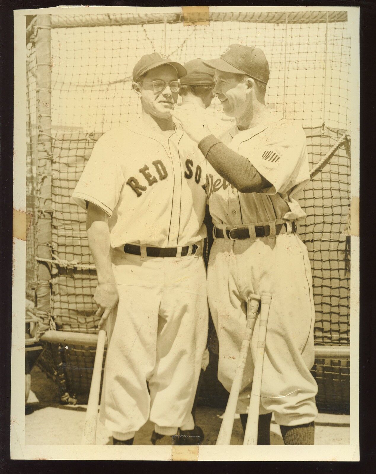 Vintage Dom DiMaggio Boston Red Sox Wire Photo