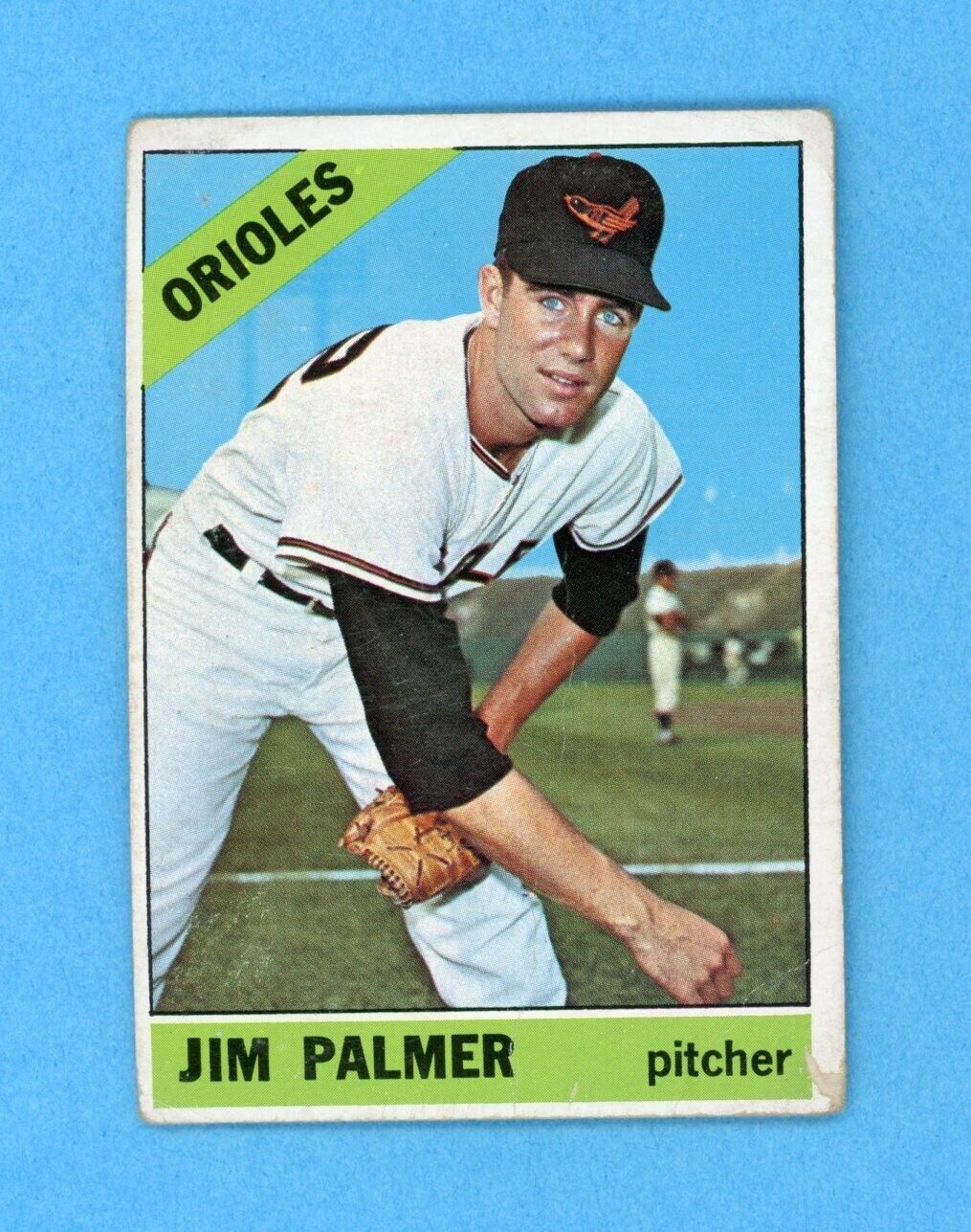 1966 Topps #126 Jim Palmer Baltimore Orioles Rookie Baseball Card Low Grade