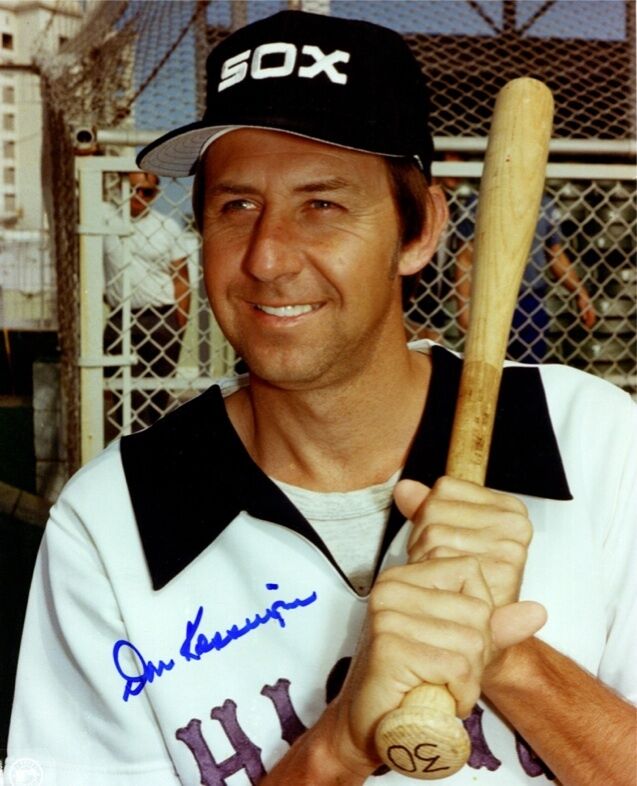 Don Kessinger White Sox 8X10 Color Photo Auto B&E Hologram