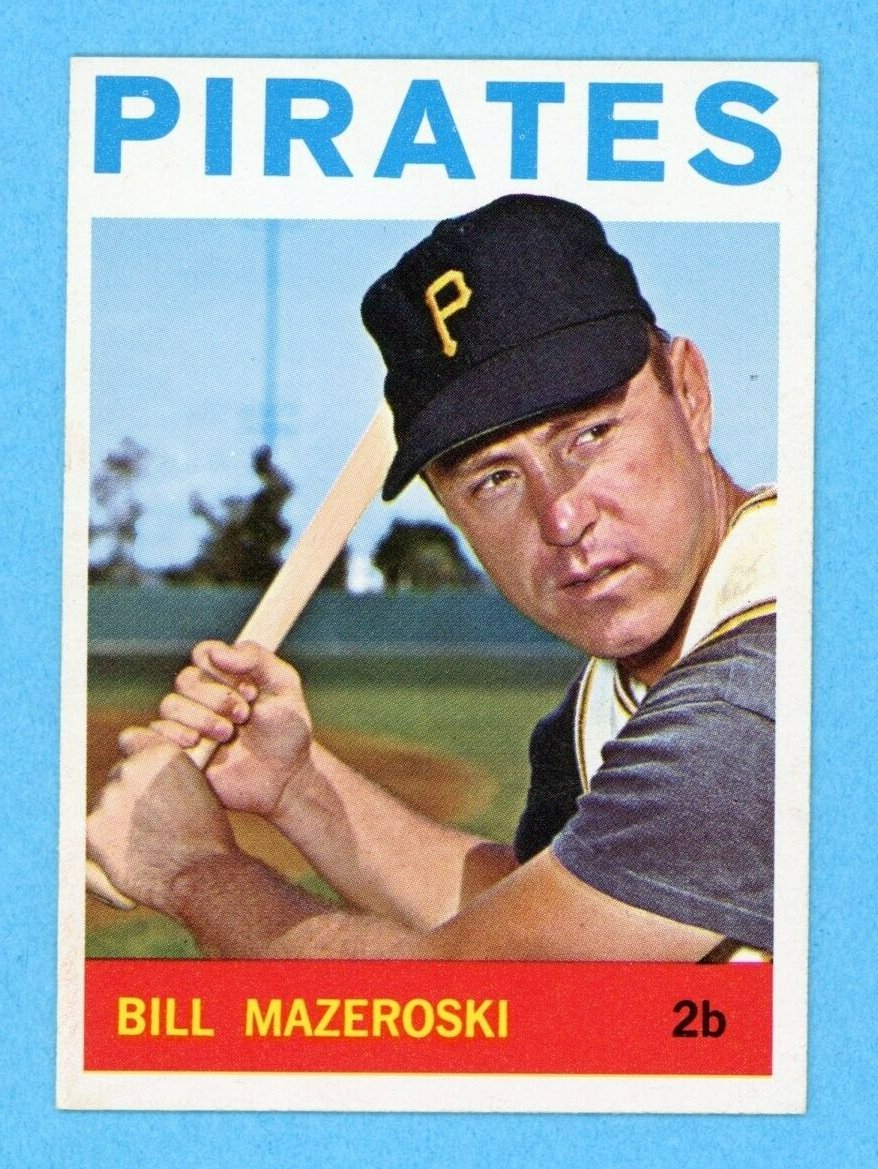 1964 Topps #570 Bill Mazeroski Pitts Pirates High Number Baseball Card EX+-Ex/Mt