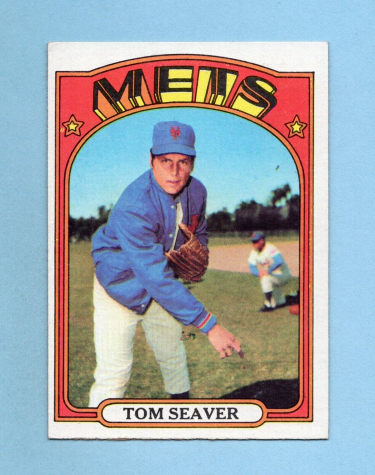 1972 Topps #445 Tom Seaver New York Mets Baseball Card Ex/Mt