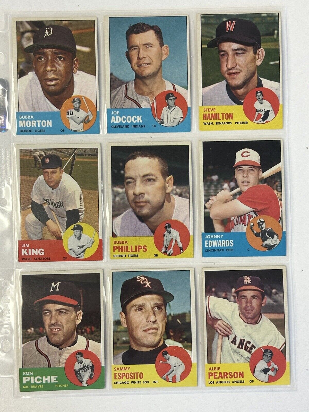 1963 Topps Baseball Starter Set Lot of 159 Different Overall EX , few lesser