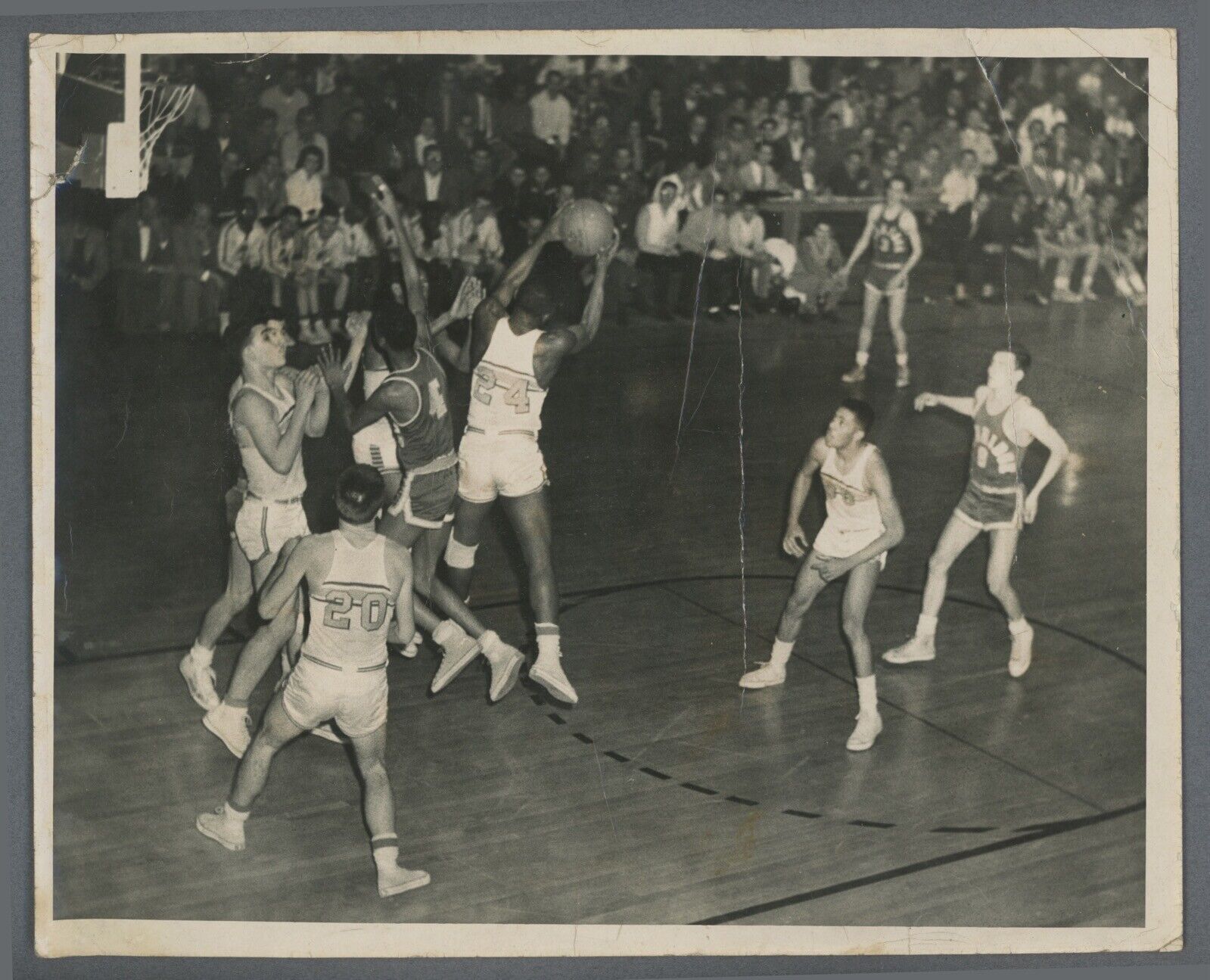 Lot of 10 Press Wire Photos • Willie Somerset (ABA) • Duquesne Univ + HS Photos