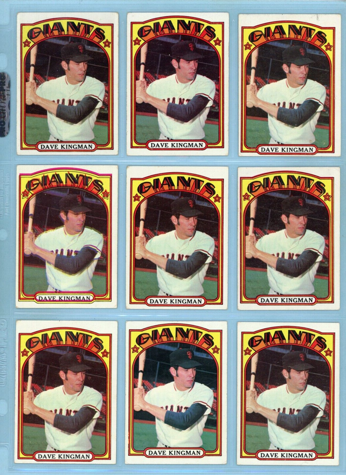 1972 Topps Lot of 35 #147 Dave Kingman Rookie Baseball Cards VG - NM o/c