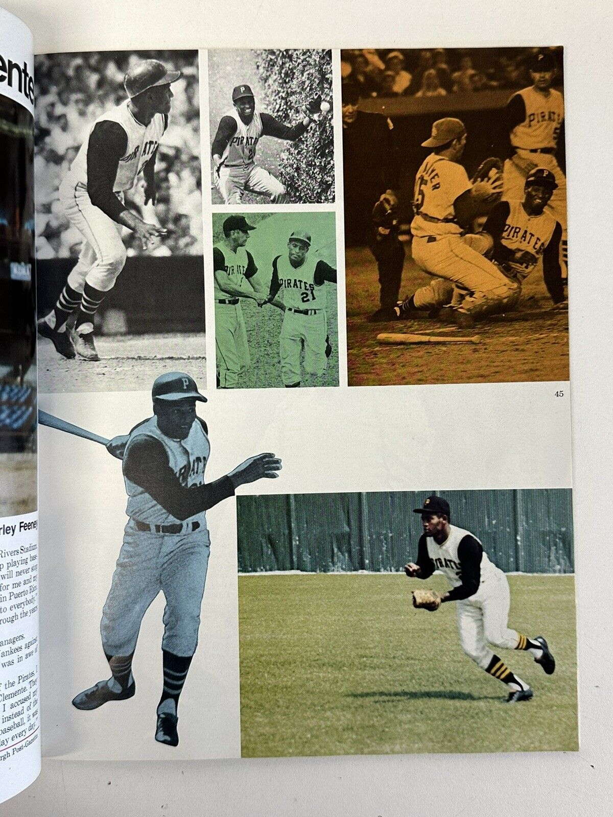 1971 Revised Pittsburgh Pirates Yearbook Three Rivers Stadium Souvenir Book - EX