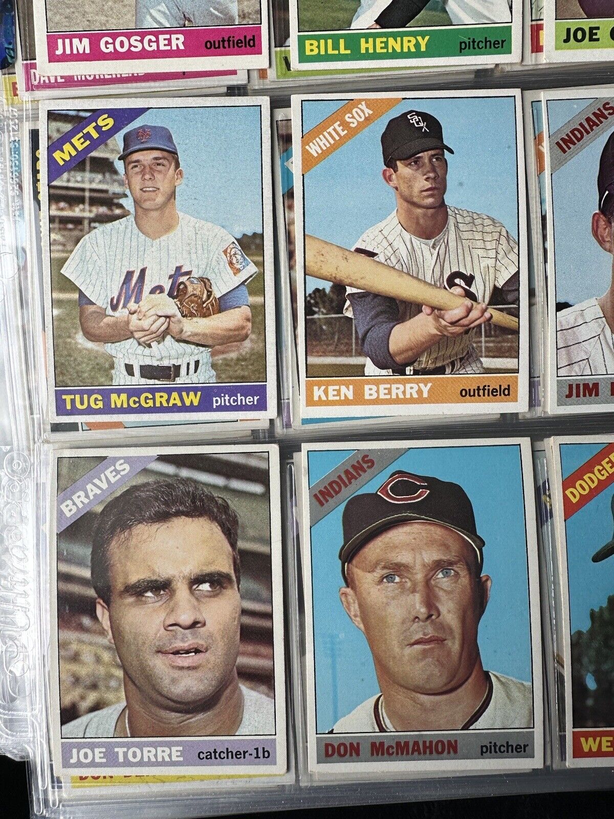 1966 Topps Baseball Starter Set / Lot of 279 Different w/ Semi-Stars   Solid EX