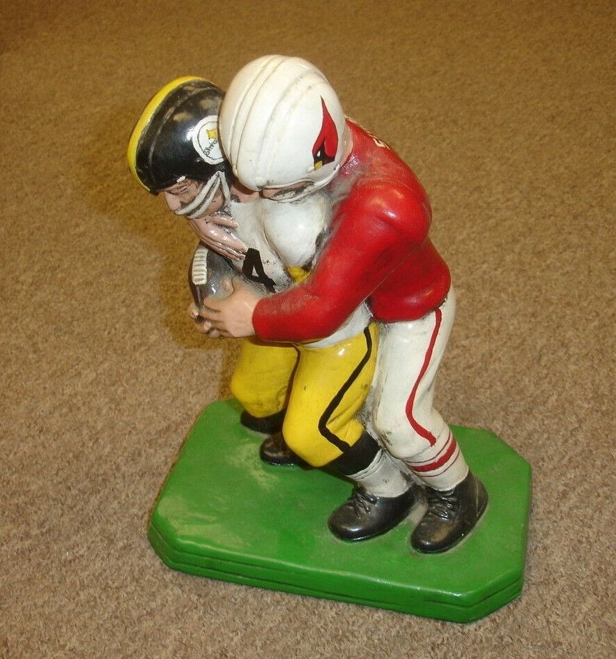 circa 1977 Steelers vs Cardinals Ceramic Statue attributed to NFL star Leo Sugar