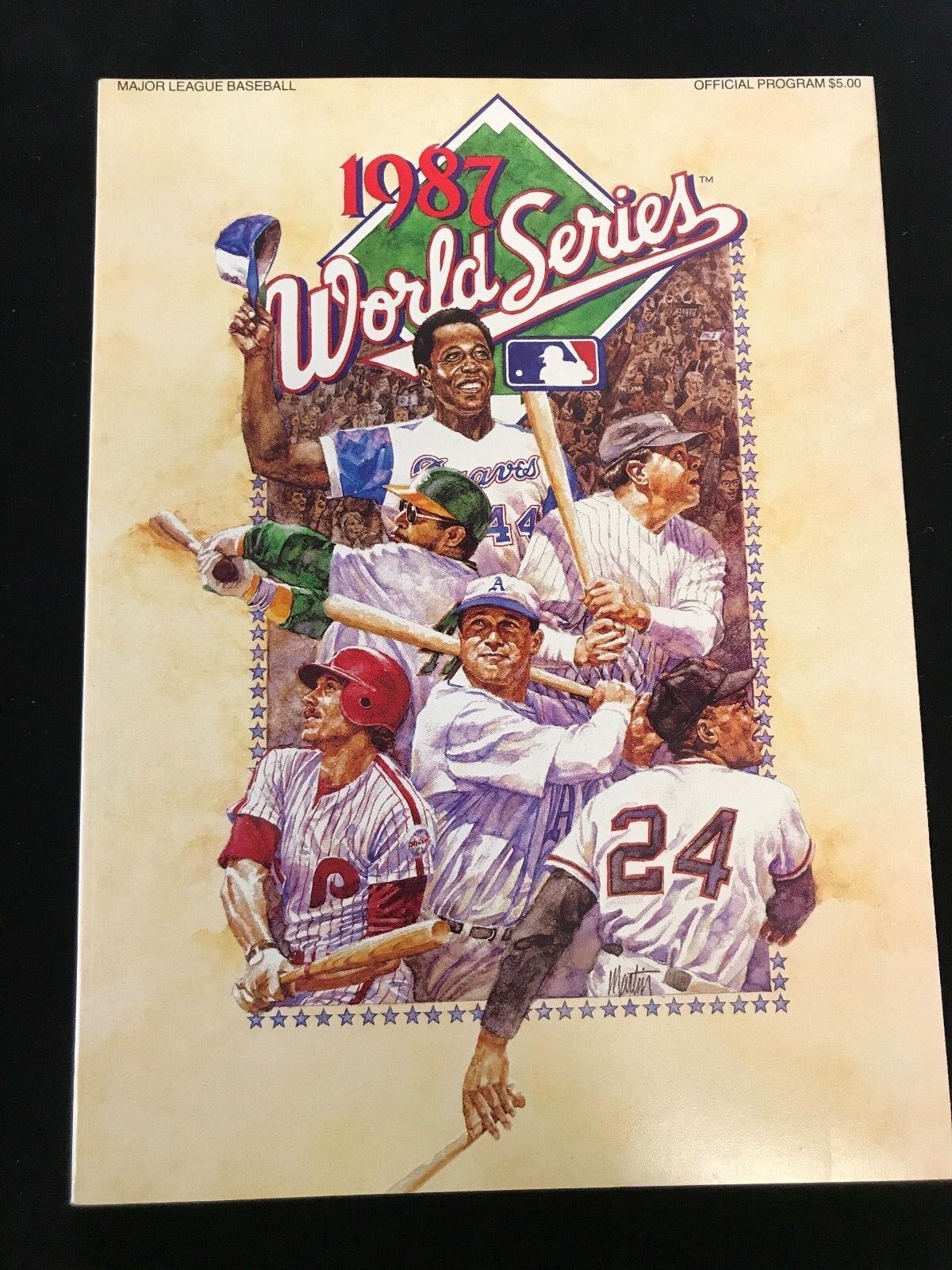 1987 World Series Program - Cardinals @ Twins -Twins Insert included-NM