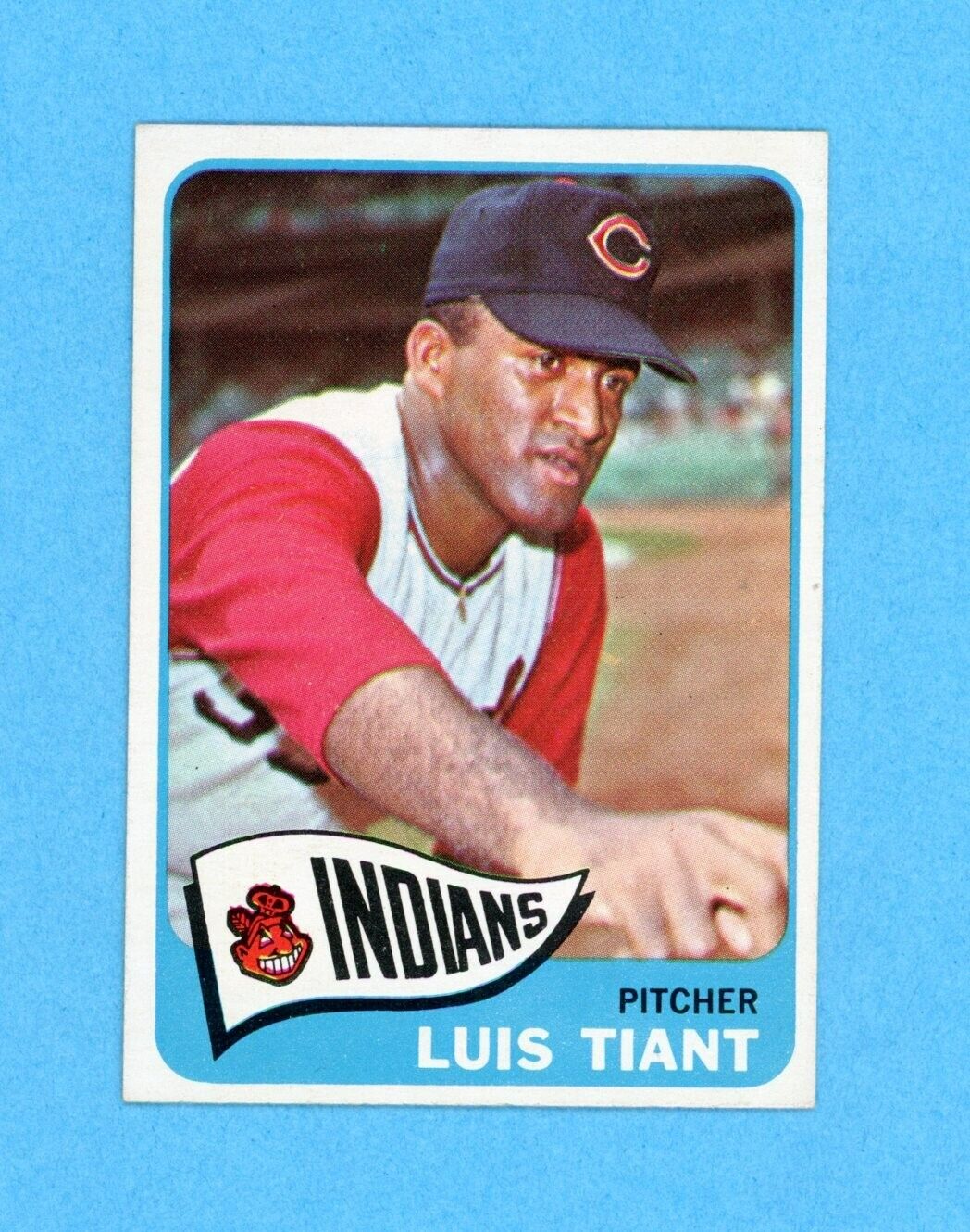 1965 Topps #145 Luis Tiant Cleveland Indians Rookie Baseball Card NM