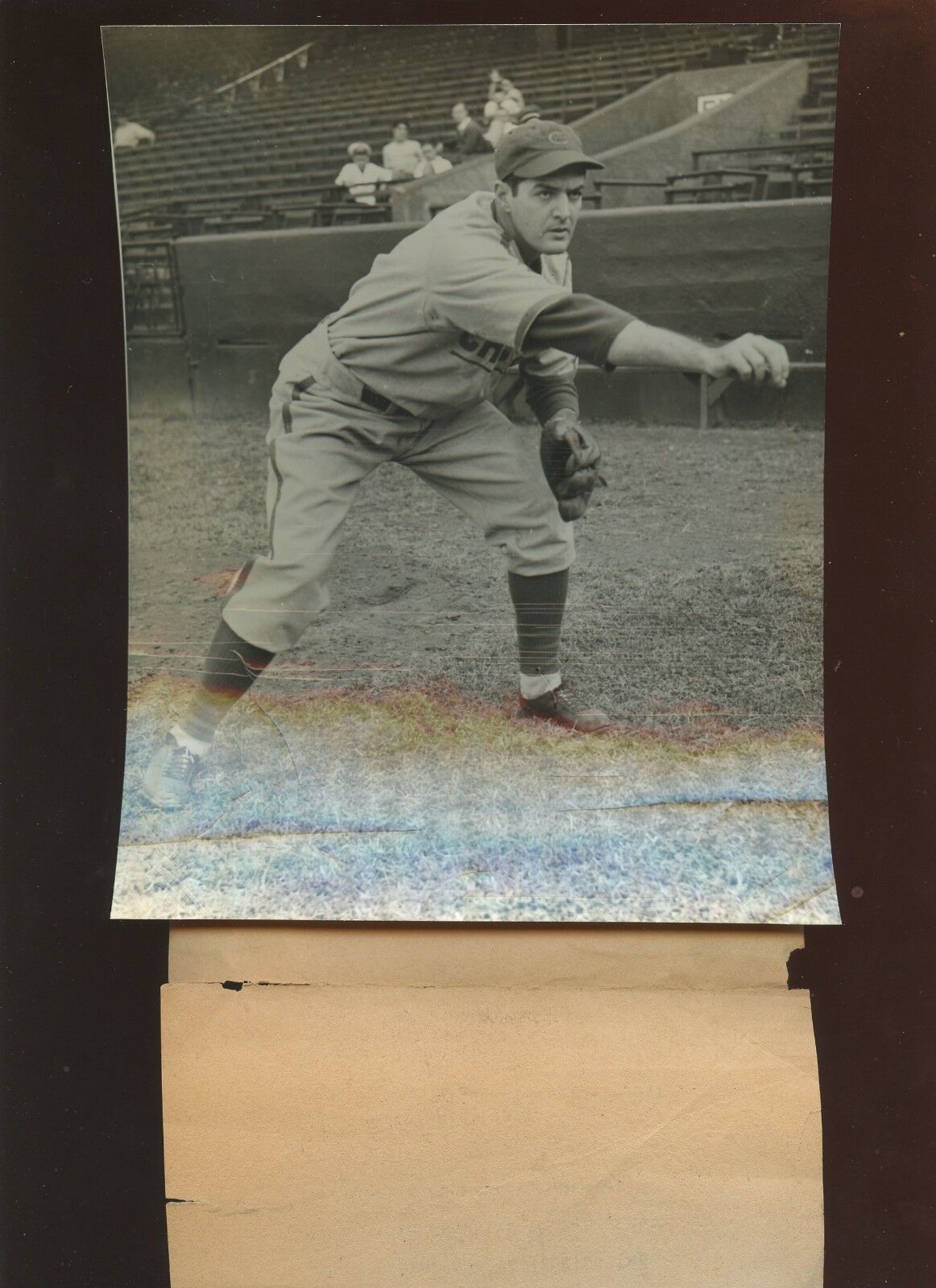 Original October 1 1938 Bill Lee Chicago Cubs 6 X 9 Wire Photo