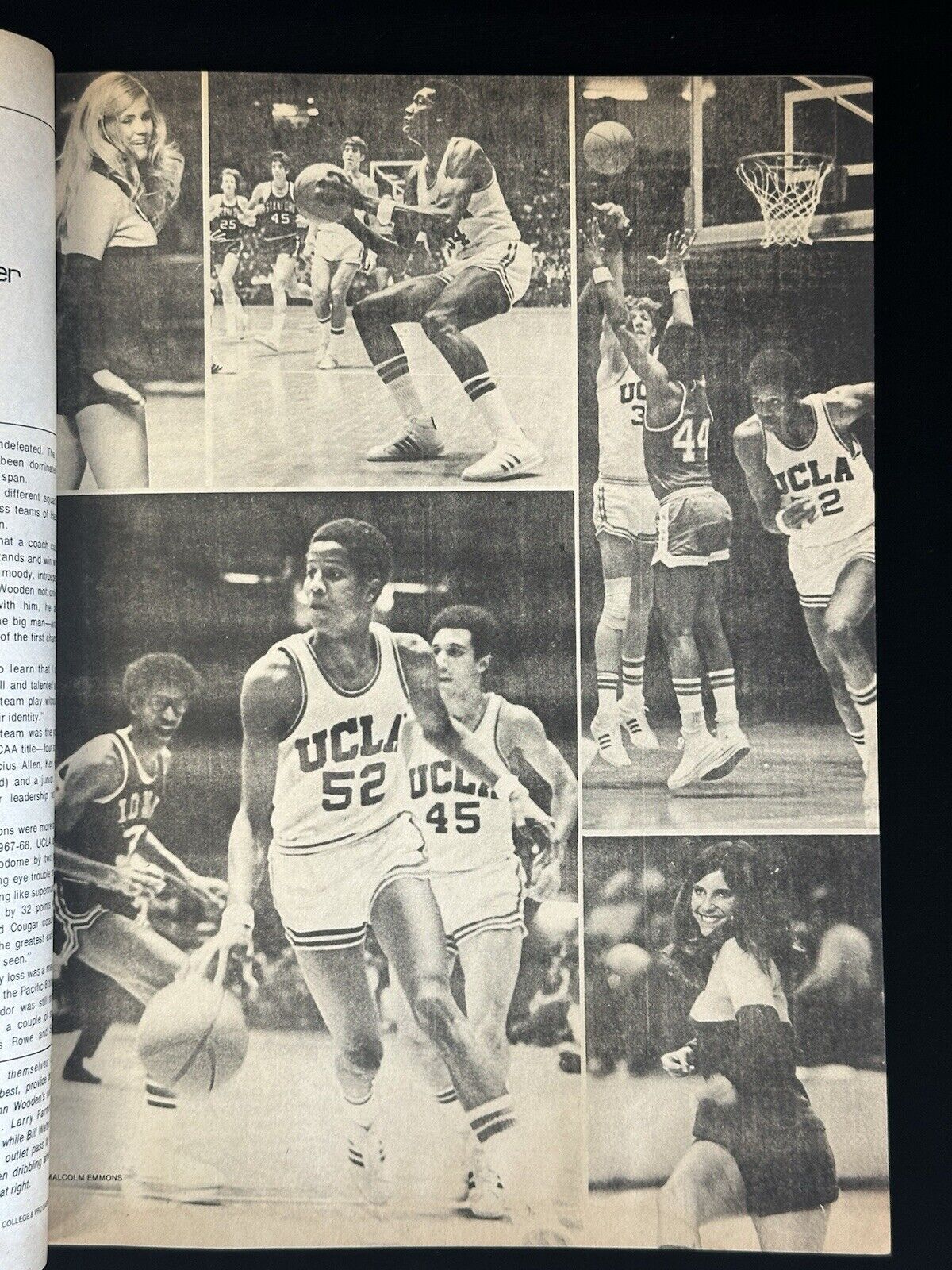 1972-73 Street and Smith’s College & Pro Basketball Yearbook w/ Jabbar & Cowens