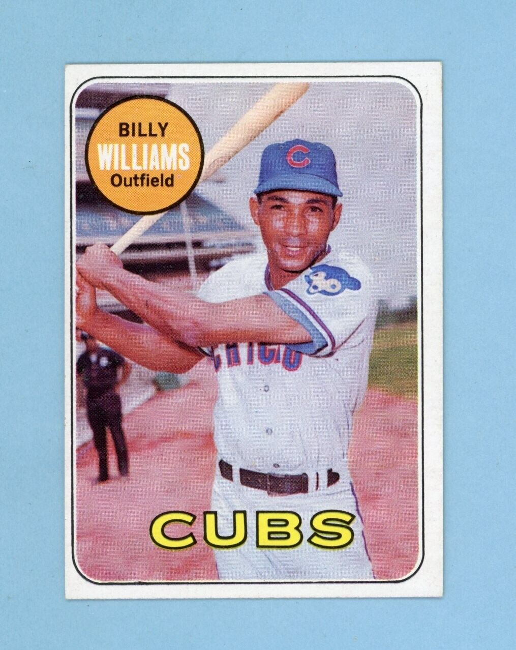 1969 Topps #450 Billy Williams Chicago Cubs Baseball Card Ex/Mt o/c