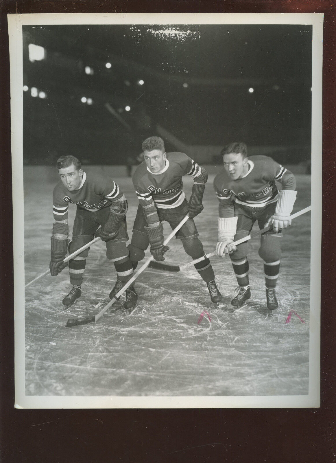 Mac Colville Neil Colville Alex Shibicky Bread Line 8 X 10 Hockey Photo